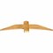 Ekena Millwork Bellingham Rough Sawn Timber Gable Bracket, Western Red Cedar, 60"W x 15"H x 2"D x 6"F, 6/12 Pitch GBW060X15X0206BEL00RWR - alternate 4